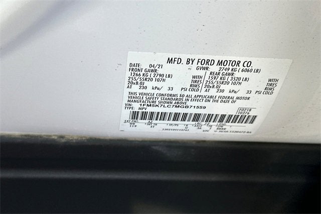 2021 Ford Explorer King Ranch RWD