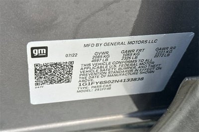 2022 Chevrolet Bolt EUV FWD 4dr LT