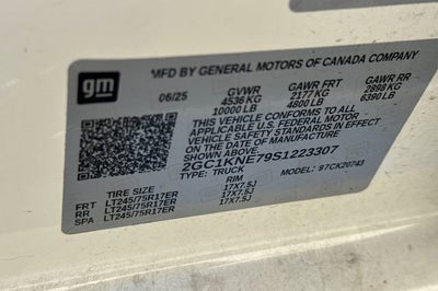 2025 Chevrolet Silverado 2500 HD Crew Cab Standard Box 4-Wheel Drive LT