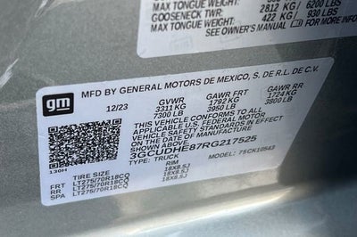 2024 Chevrolet Silverado 1500 Crew Cab Short Box 4-Wheel Drive ZR2