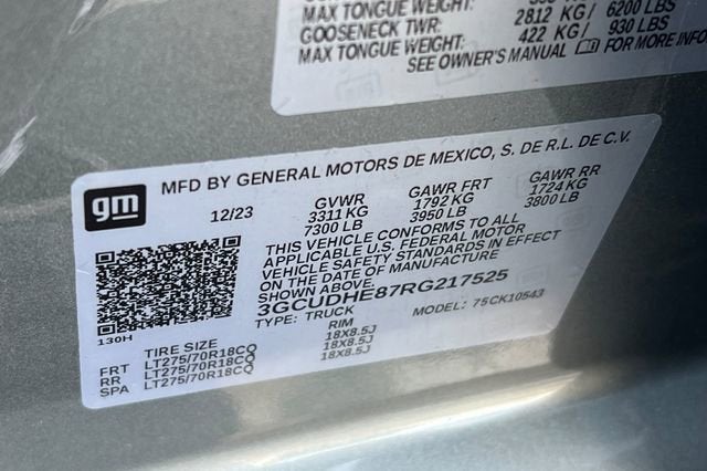 2024 Chevrolet Silverado 1500 Crew Cab Short Box 4-Wheel Drive ZR2