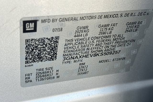 2019 Chevrolet Equinox FWD LS