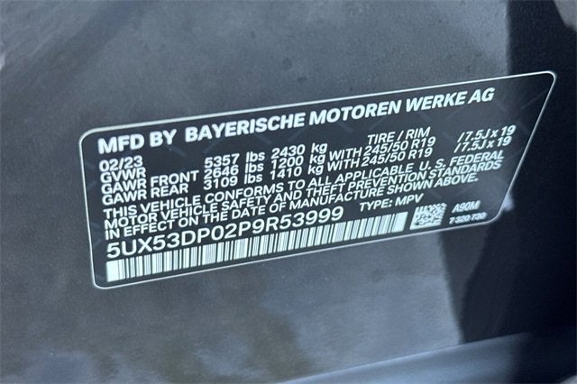 2023 BMW X3 Sports Activity Vehicle