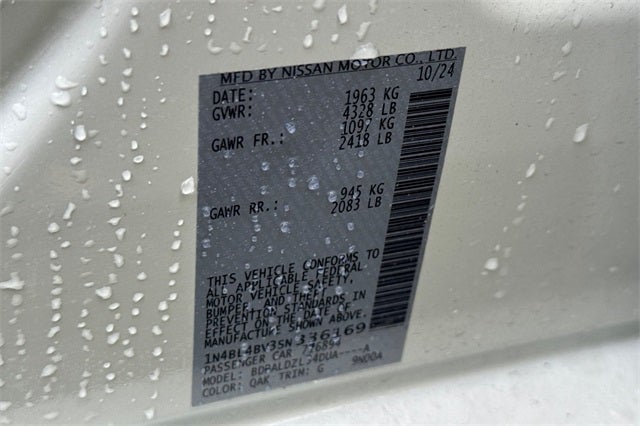 2025 Nissan Altima S