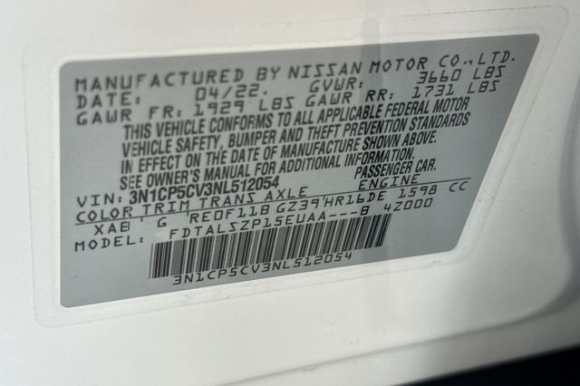 2022 Nissan Kicks SV