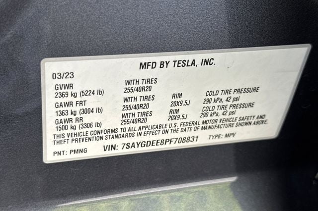 2023 Tesla Model Y Long Range