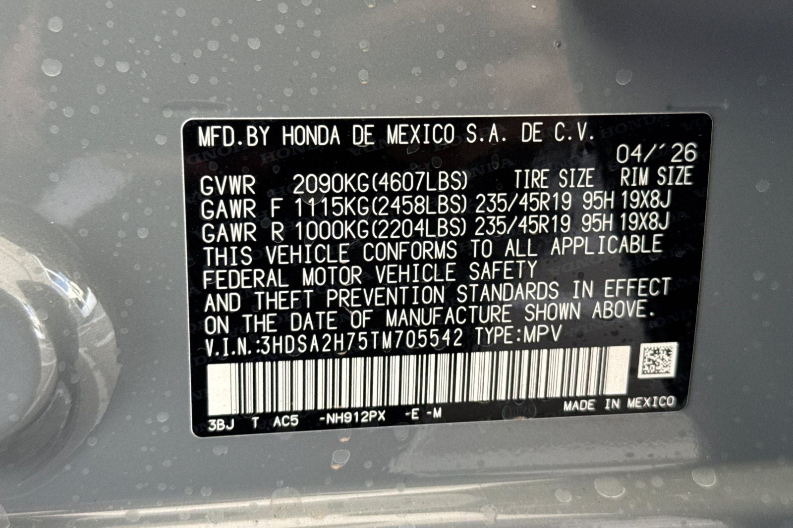 2026 Acura ADX A-Spec with Advance