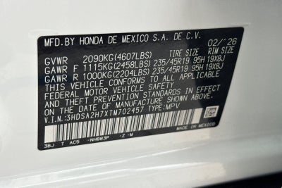 2026 Acura ADX A-Spec with Advance