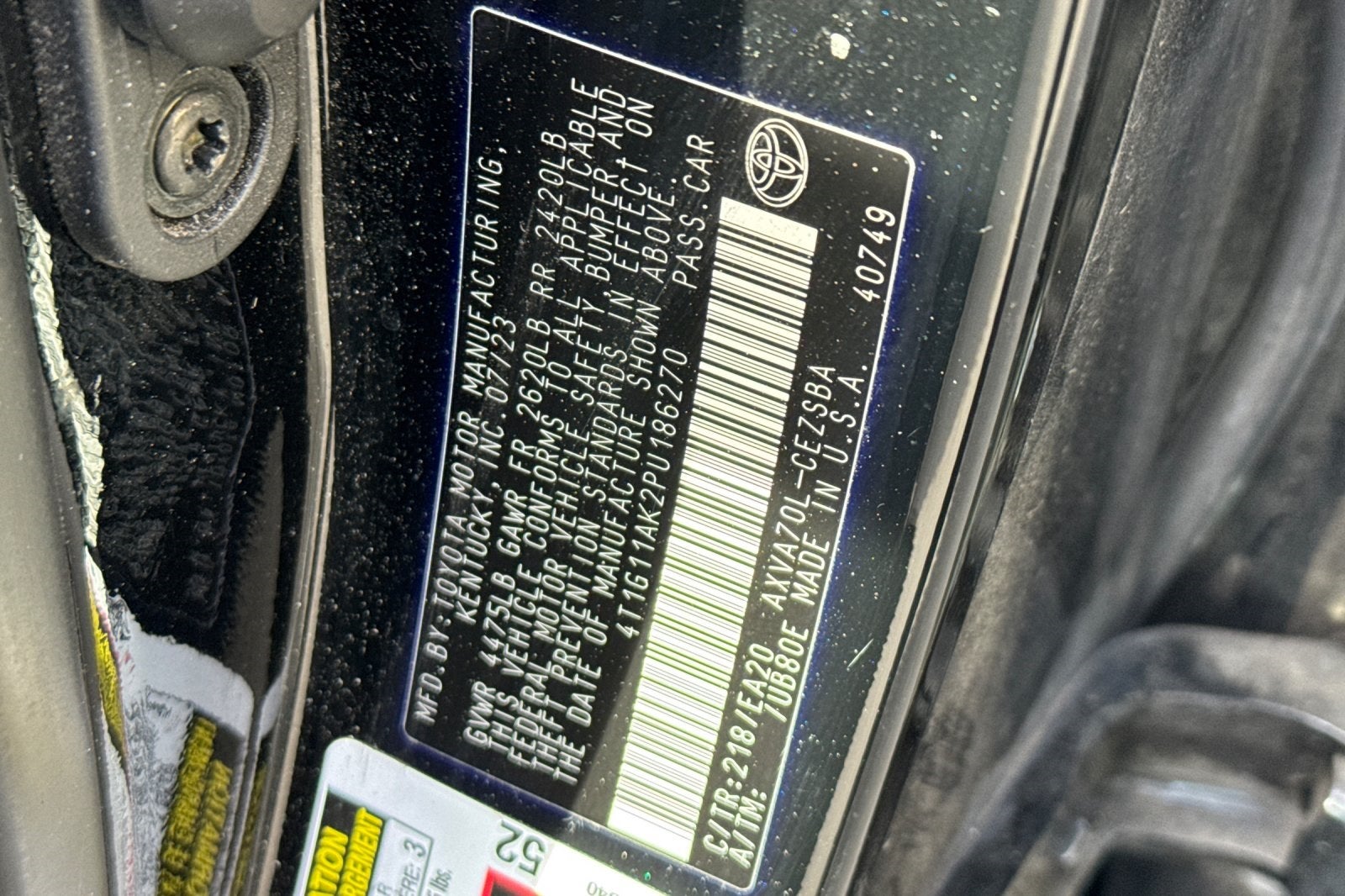 2023 Toyota Camry SE