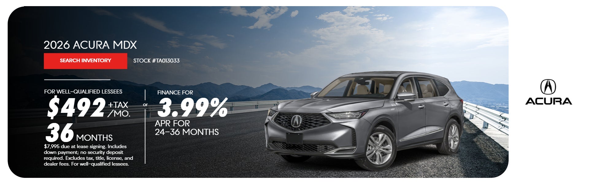 2026 ACURA MDX