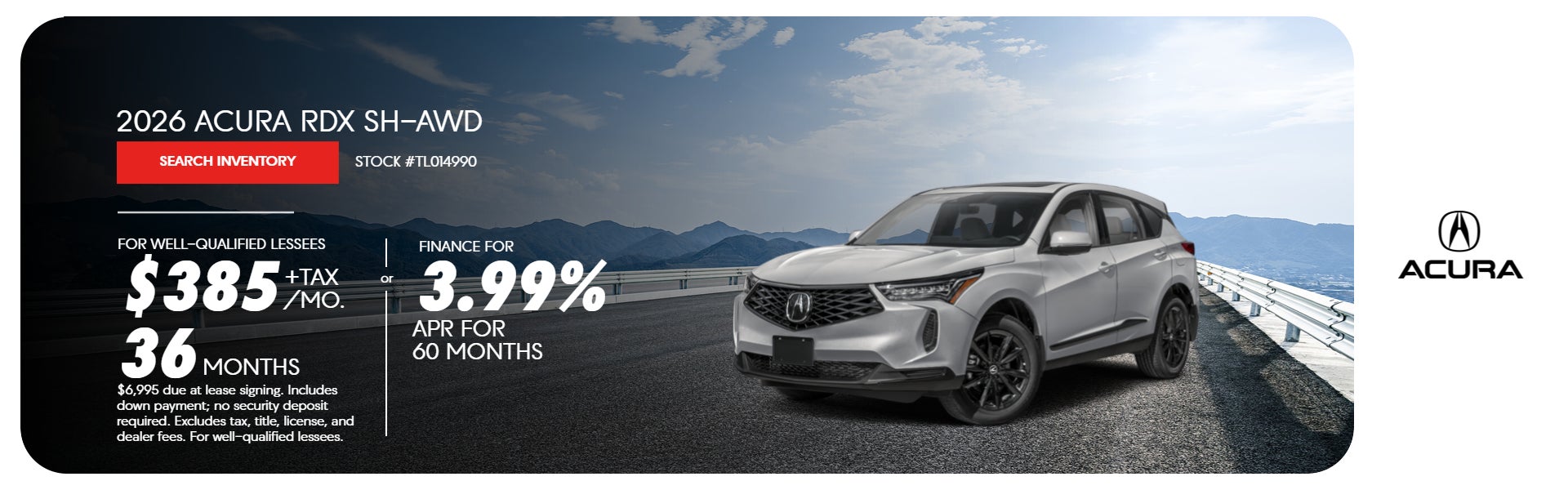 2026 ACURA RDX SH-AWD