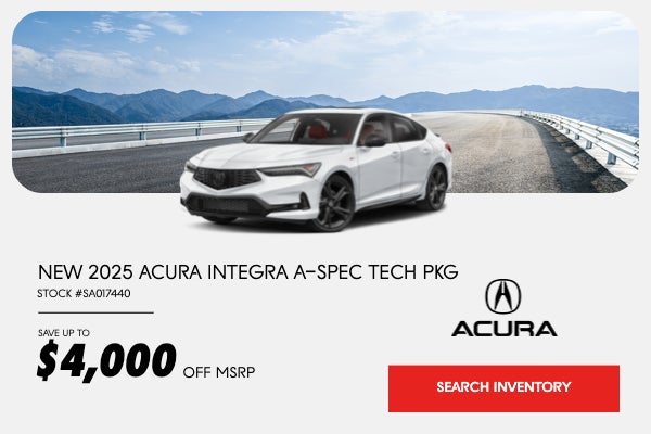 NEW 2025 INTEGRA A SPEC TECH PKG