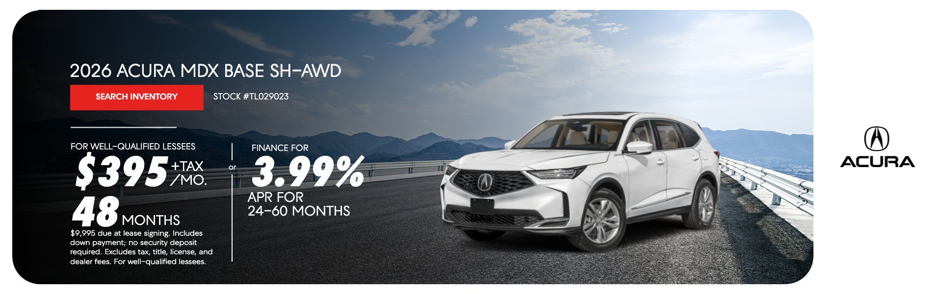 2026 ACURA MDX