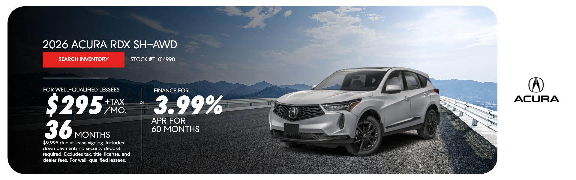 2026 ACURA RDX SH-AWD