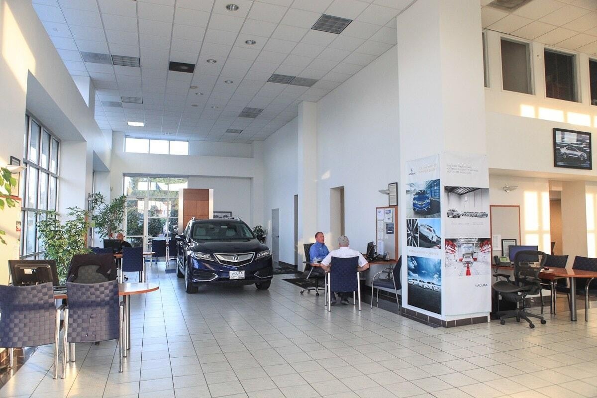 Interior View of Acura